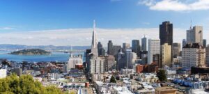 the San Francisco skyline