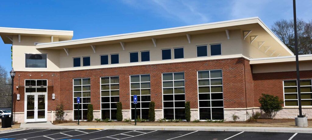 a business building