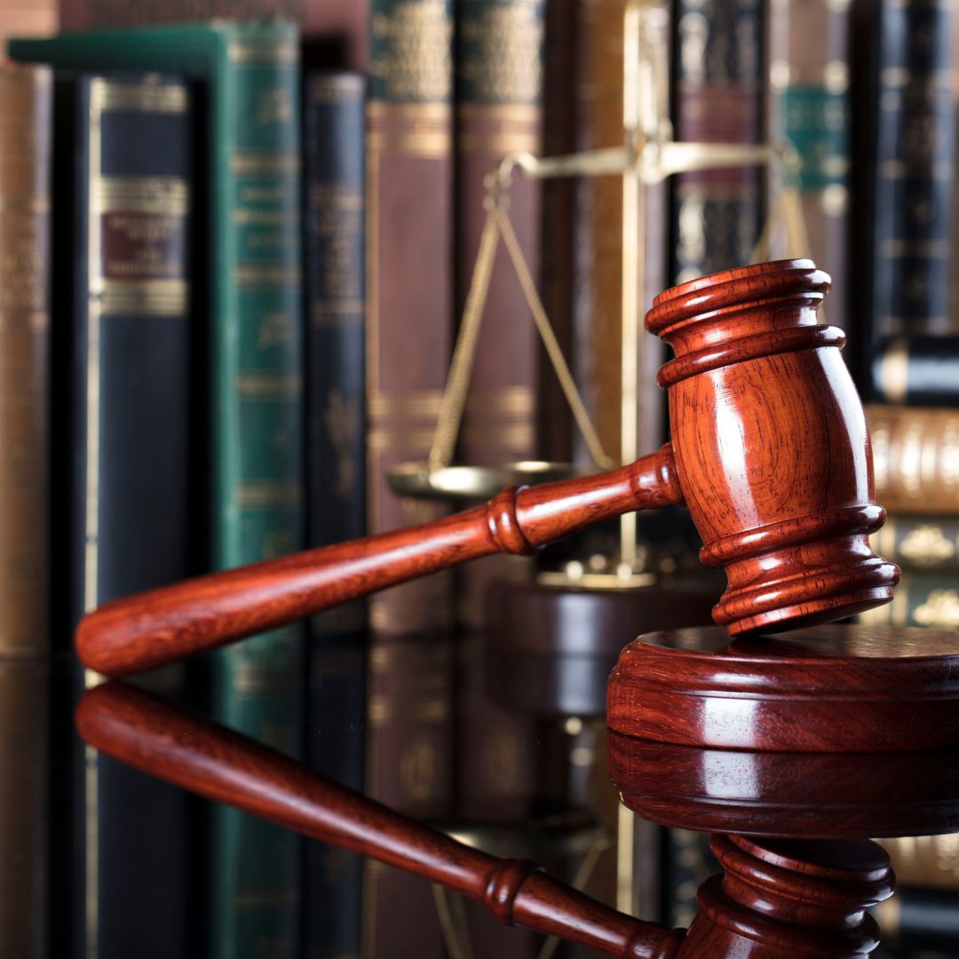 Gavel and block