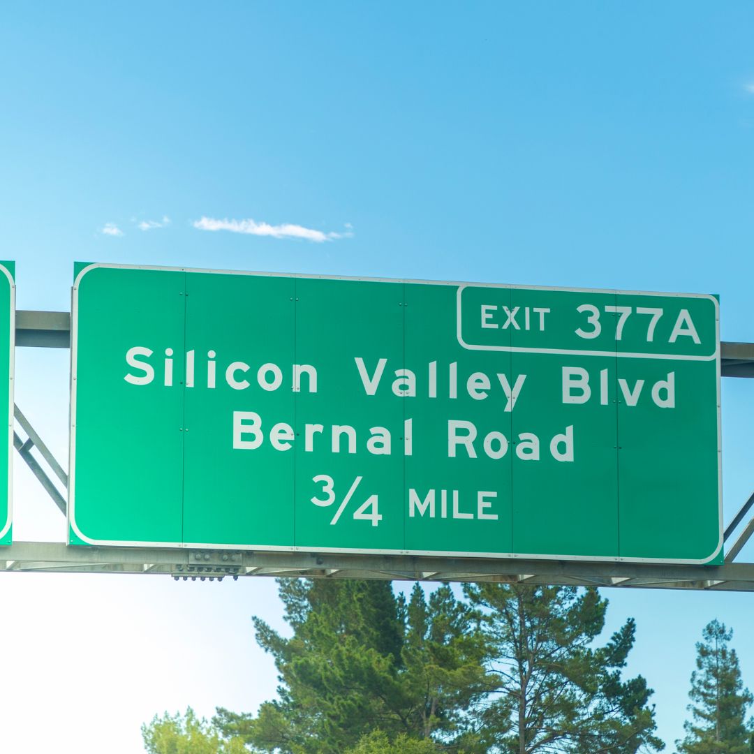 silicon valley boulevard sign