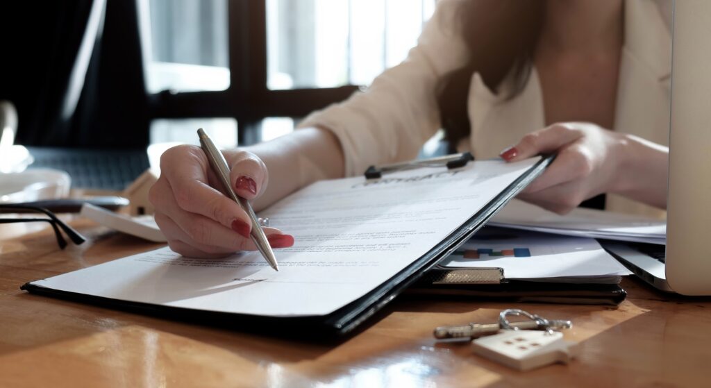image of a contract